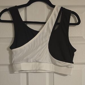 Black and White Women's Intimate Top